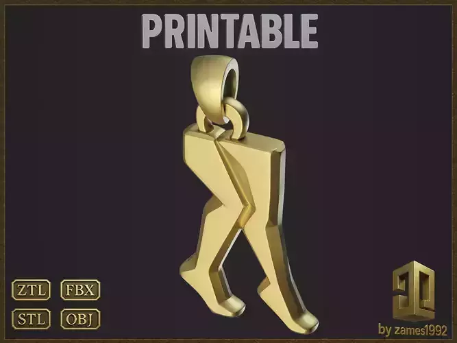 Walking Legs Jewelry Pendant