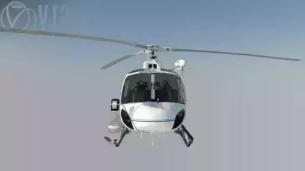 Helicopter flying in sky