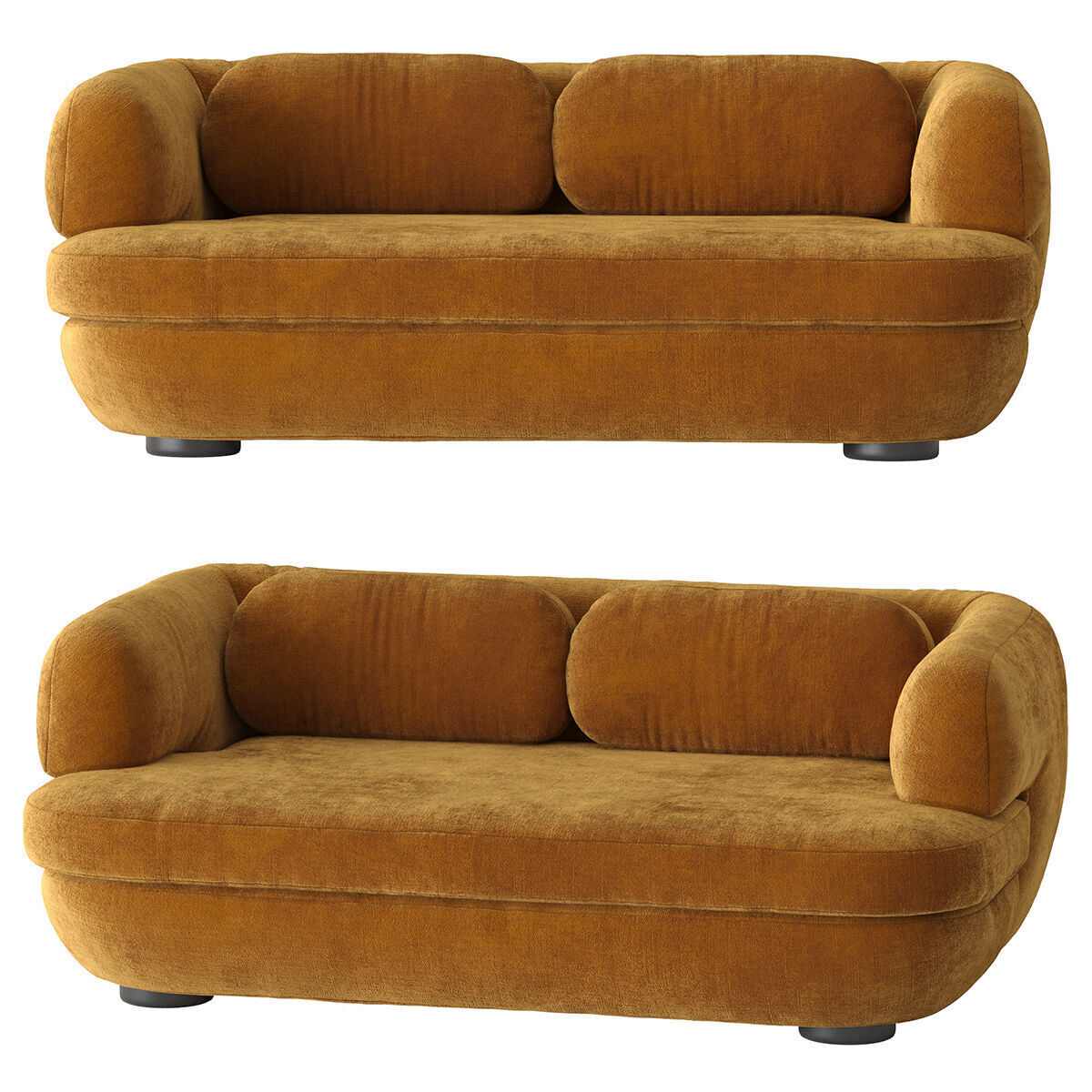 Sofa Vendome 160 3D model_17