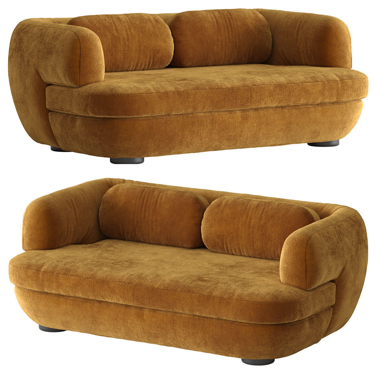 Sofa Vendome 160 3D model_14