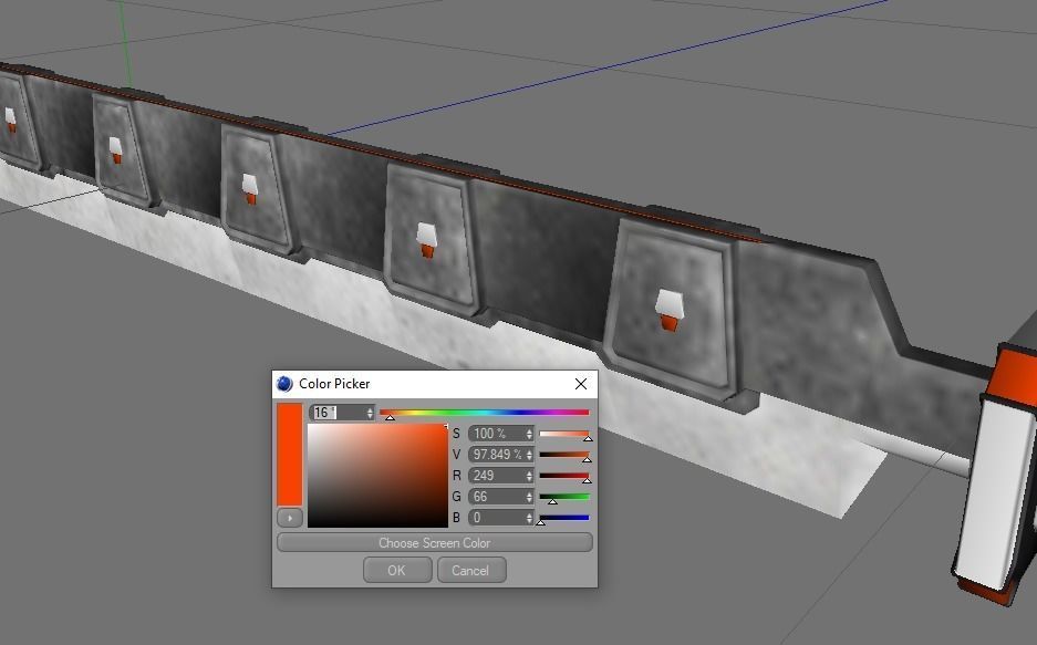 Sci-fi Sword  Low-poly 3D model_5