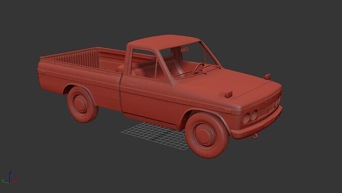 Toyota Hilux Mk1 1968 3D print model