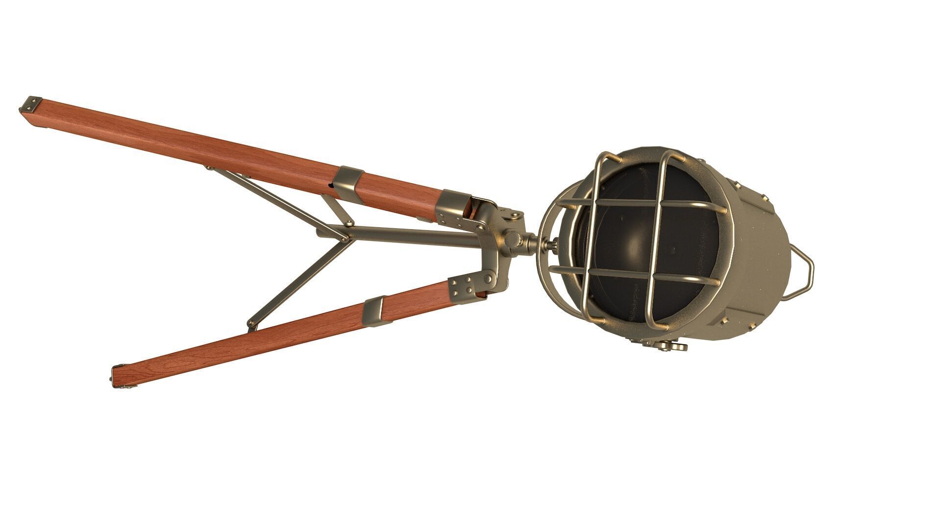 Spotlight Floor Lamp 3D model_3