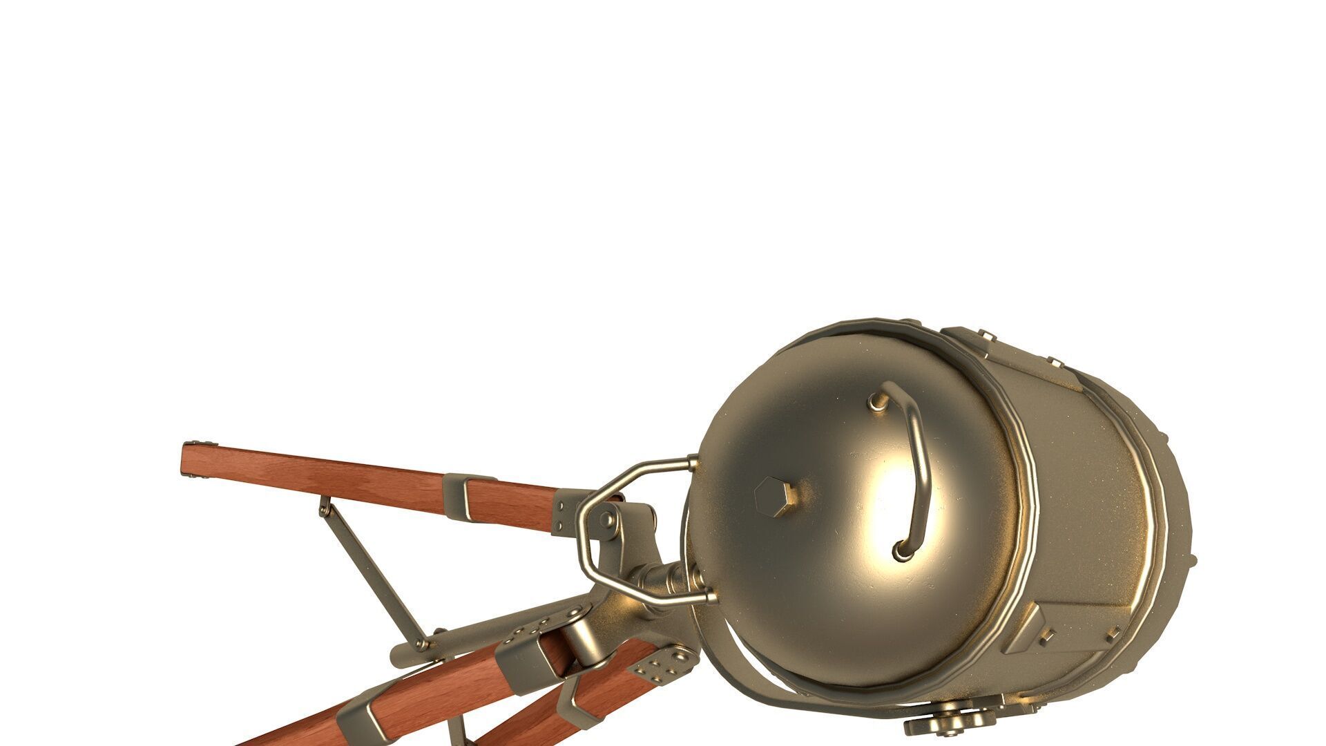 Spotlight Floor Lamp 3D model_5