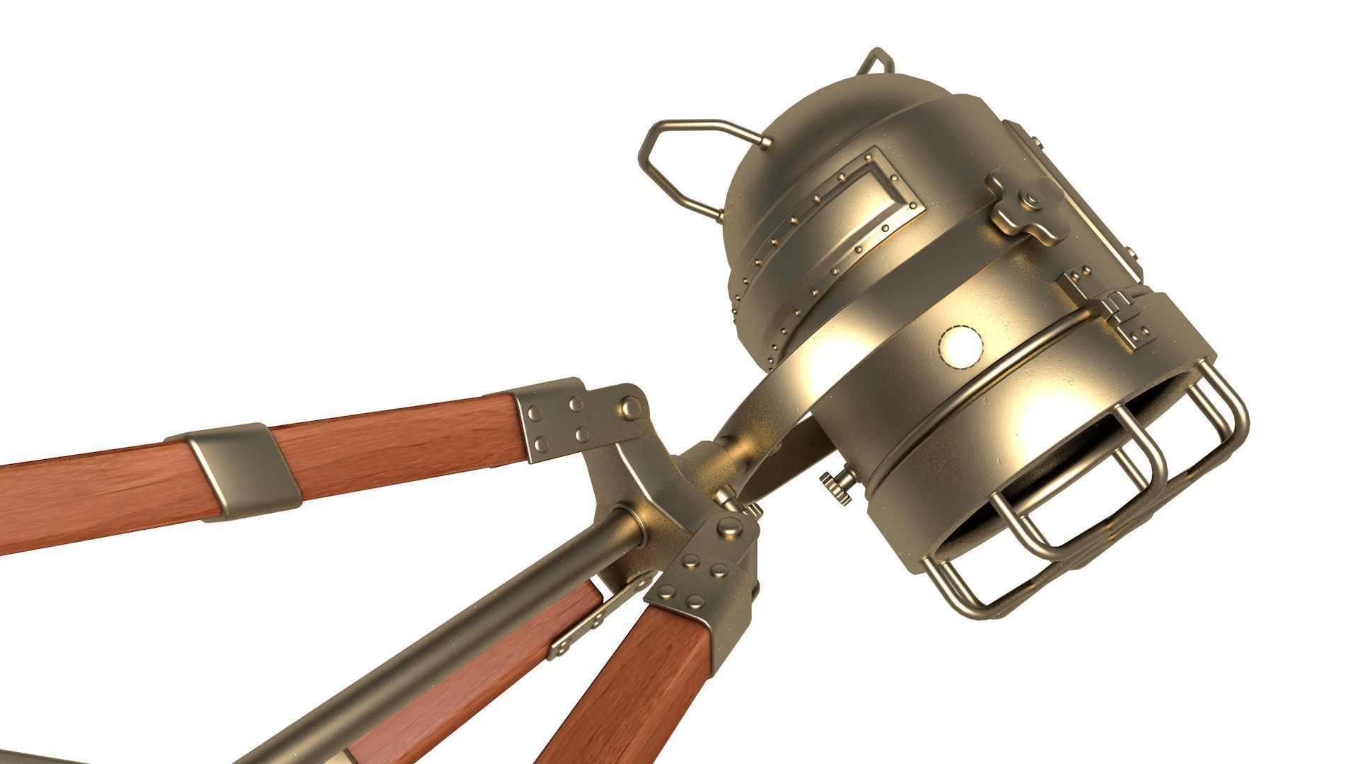 Spotlight Floor Lamp 3D model_2