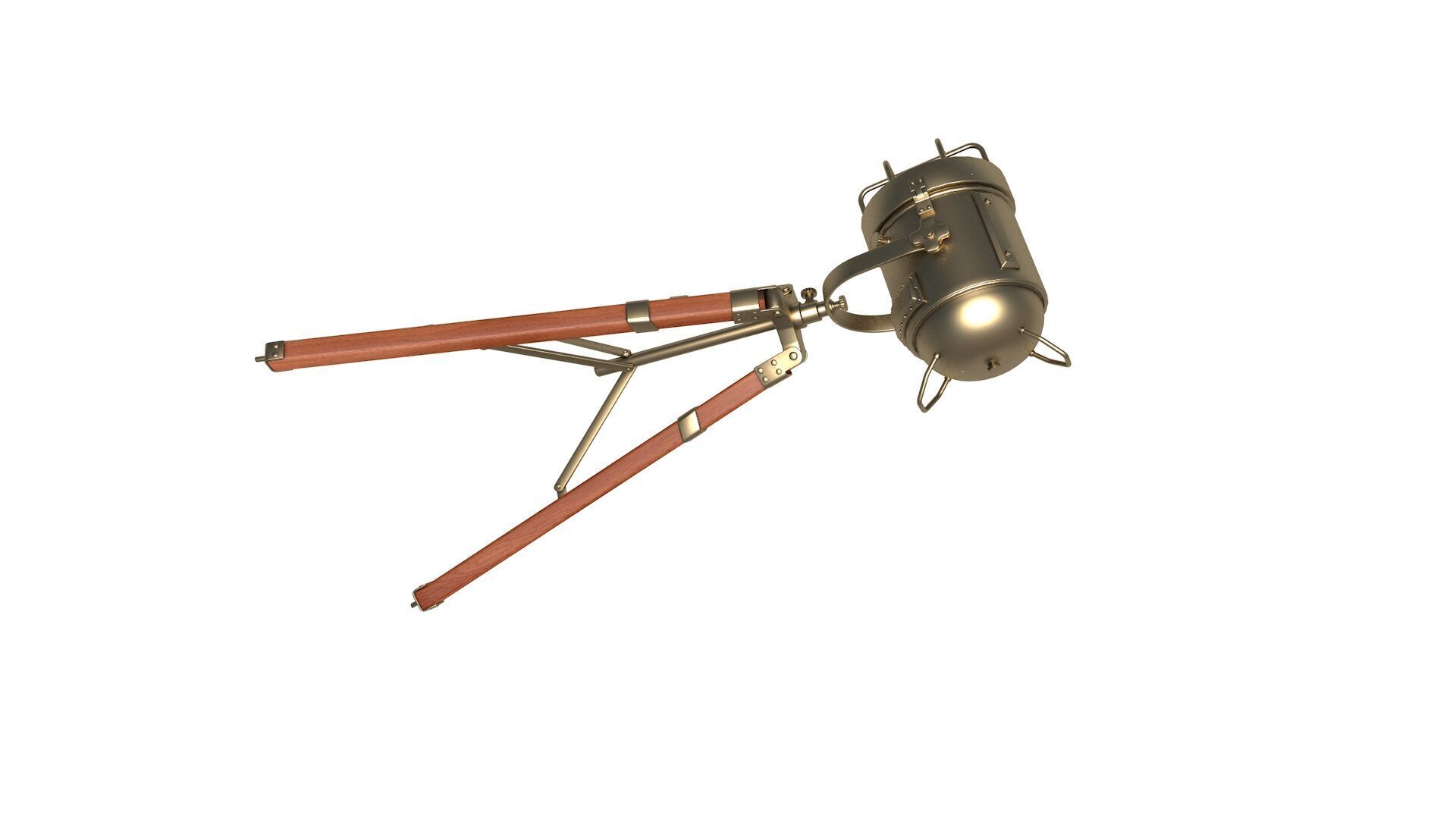 Spotlight Floor Lamp 3D model_4