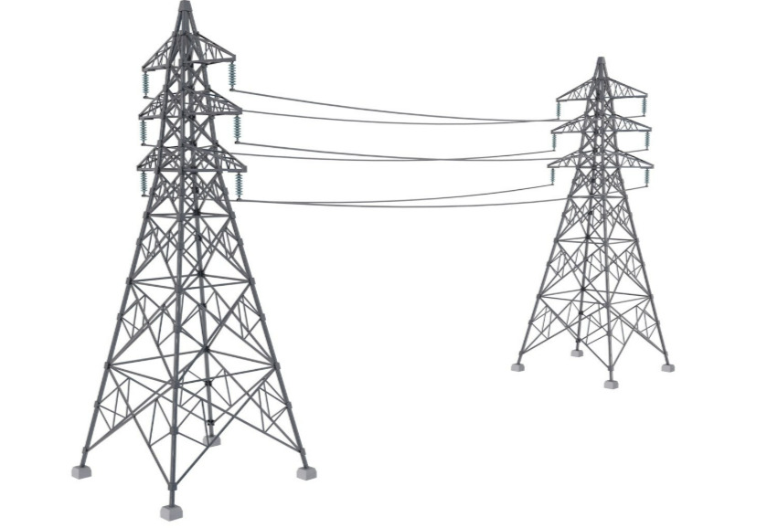 Electrical Power Line 3D model_1