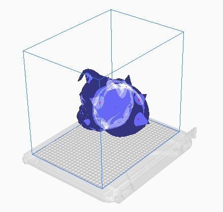 bulldog head 3D print model_9