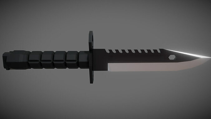 Bayonet M9 Low-poly 3D model