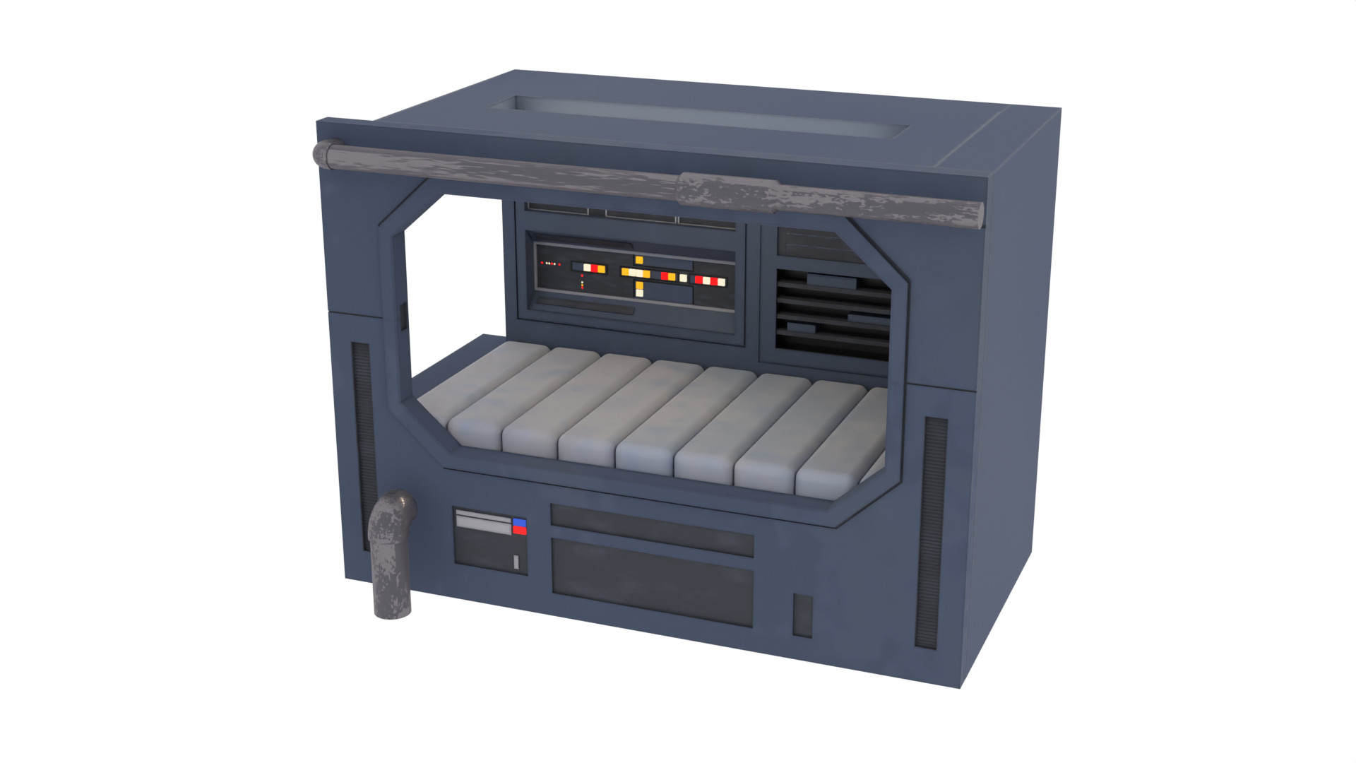 Set 2e - Trooper quarters 1-12 Scale Blackseries 3D Model Collection_35