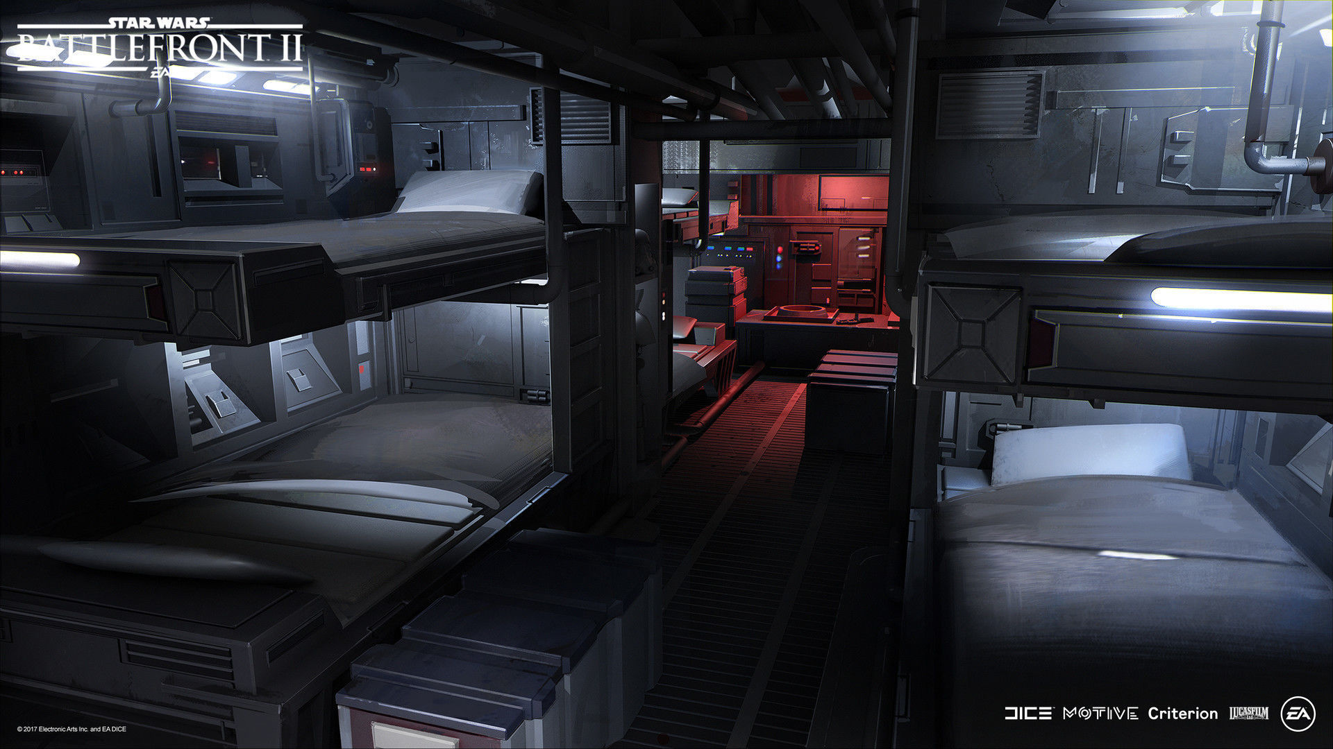 Set 2e - Trooper quarters 1-12 Scale Blackseries 3D Model Collection_9