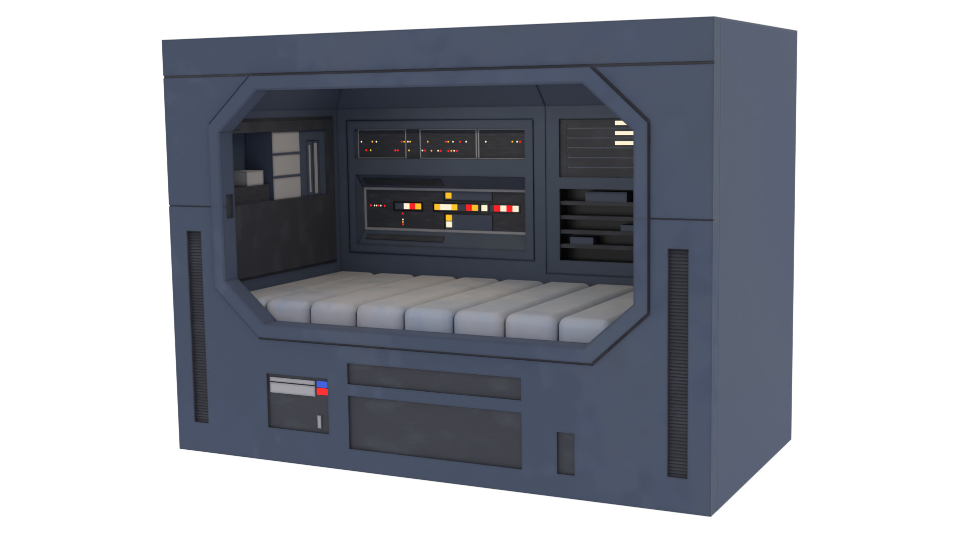 Set 2e - Trooper quarters 1-12 Scale Blackseries 3D Model Collection_10