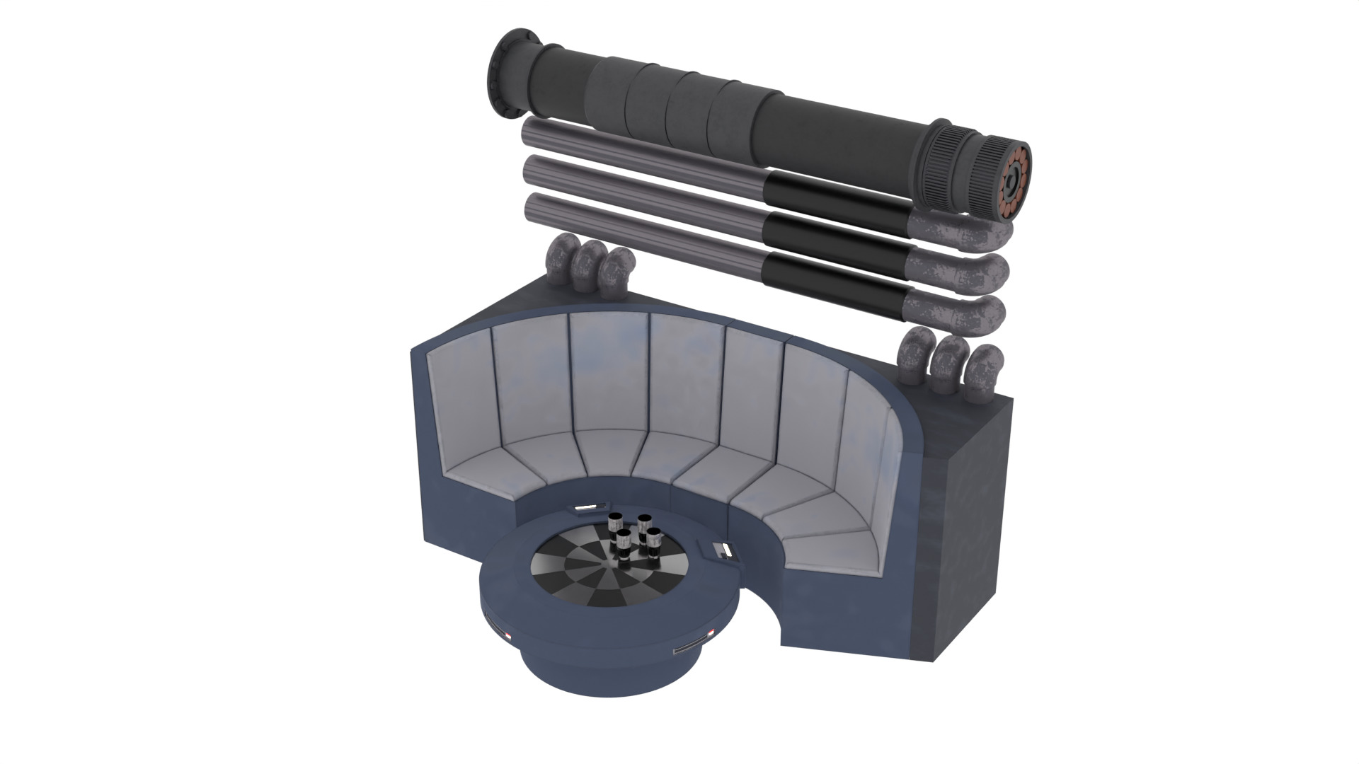 Set 2e - Trooper quarters 1-12 Scale Blackseries 3D Model Collection_41