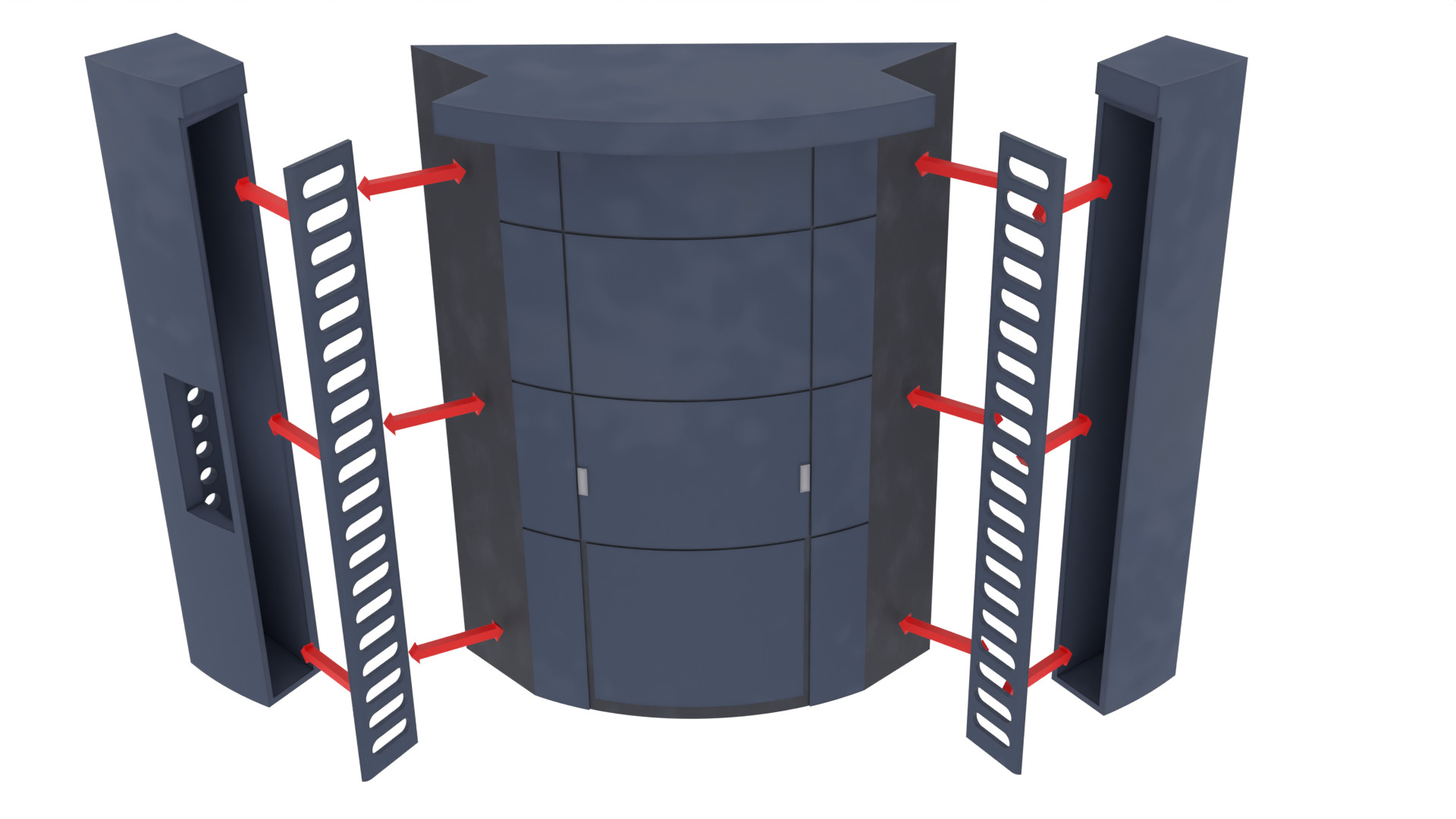 Set 2e - Trooper quarters 1-12 Scale Blackseries 3D Model Collection_17