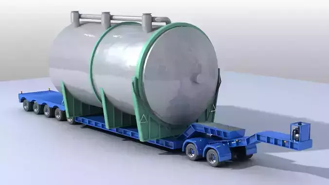 Heavy Lowboy Trailer