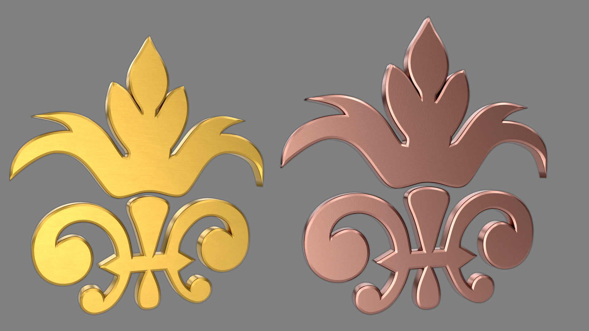 Carved Decor 3D model_1