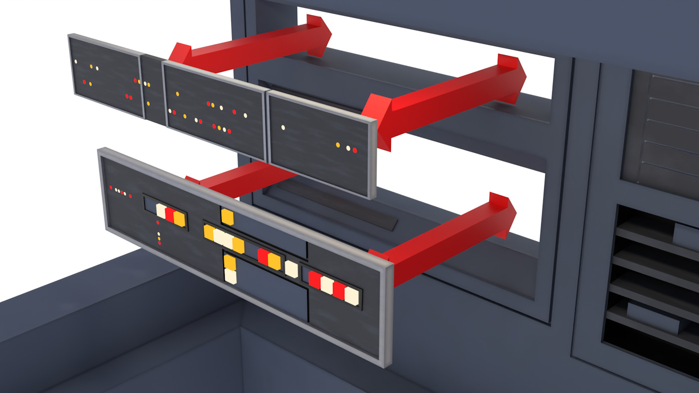 Set 2e - Trooper quarters 1-6 Scale Hottoys  3D Model Collection_36
