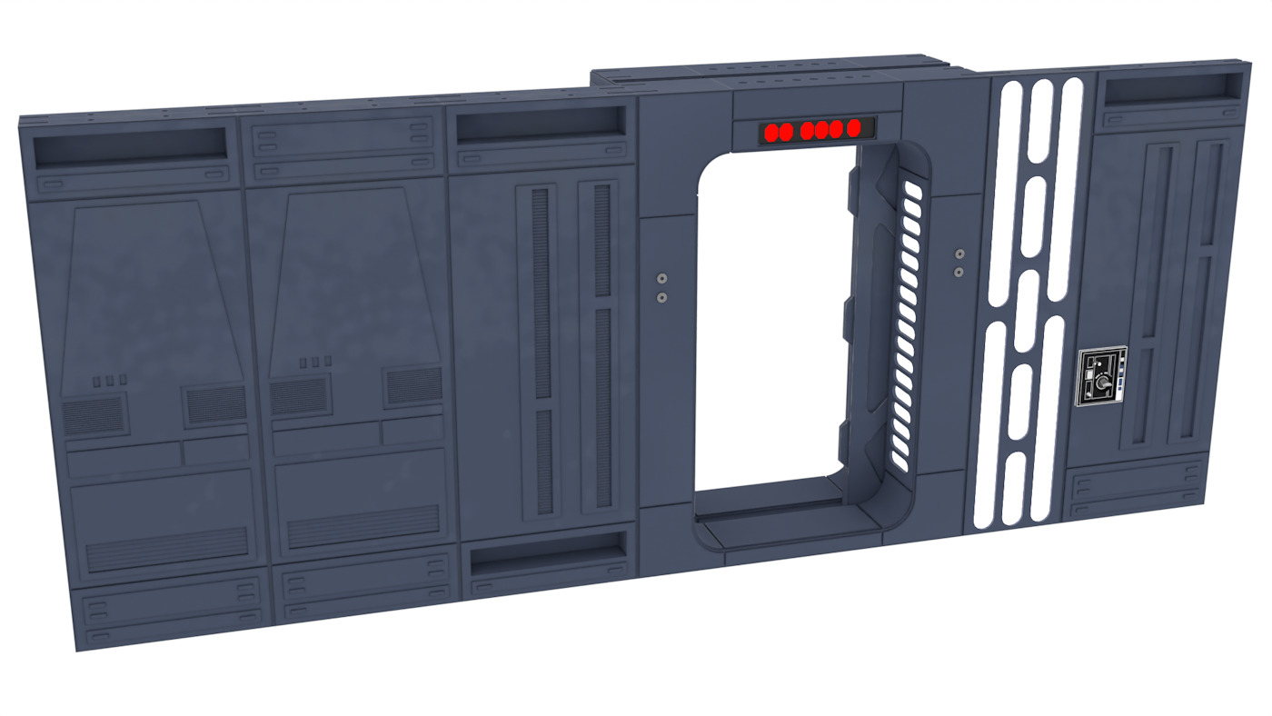 Set 2e - Trooper quarters 1-6 Scale Hottoys  3D Model Collection_51