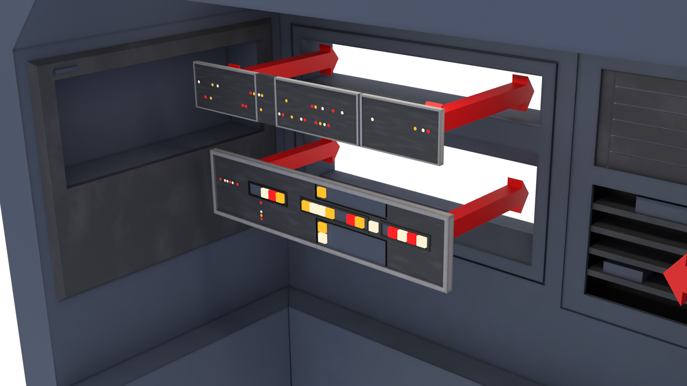 Set 2e - Trooper quarters 1-6 Scale Hottoys  3D Model Collection_13
