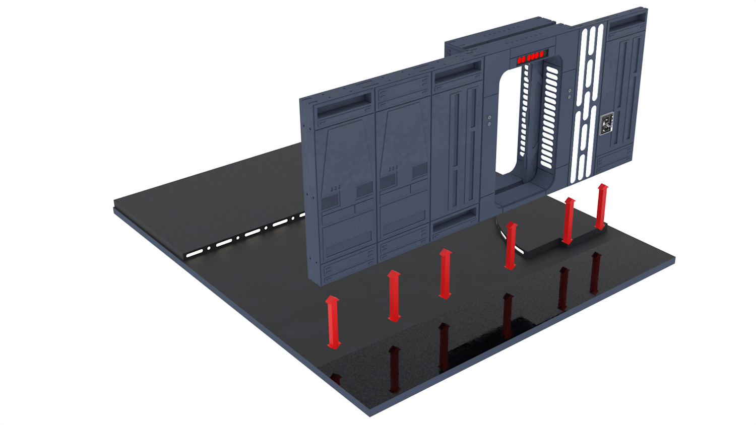 Set 2e - Trooper quarters 1-6 Scale Hottoys  3D Model Collection_27