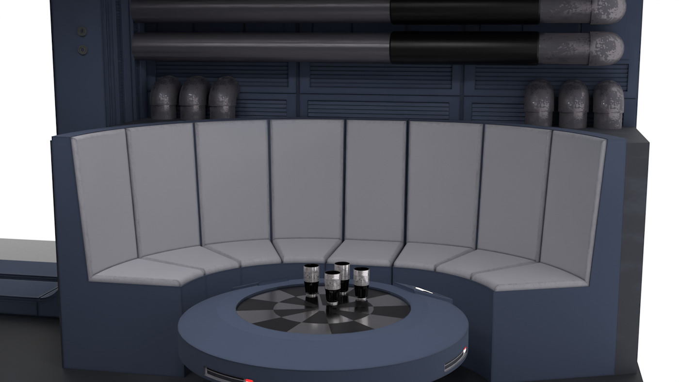 Set 2e - Trooper quarters 1-6 Scale Hottoys  3D Model Collection_7