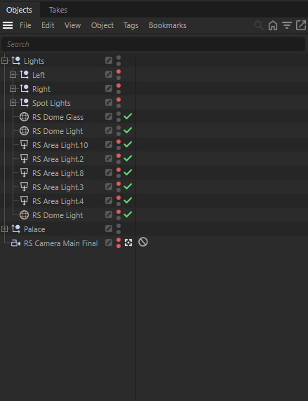 Royal Decorative Palace Facade 3D model_10