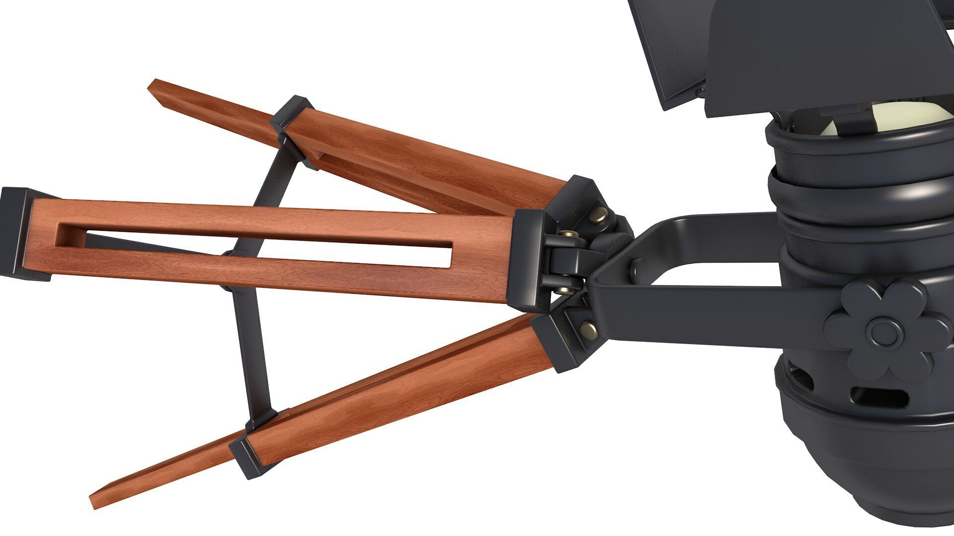 Tripod Floor Lamp 3D model_2