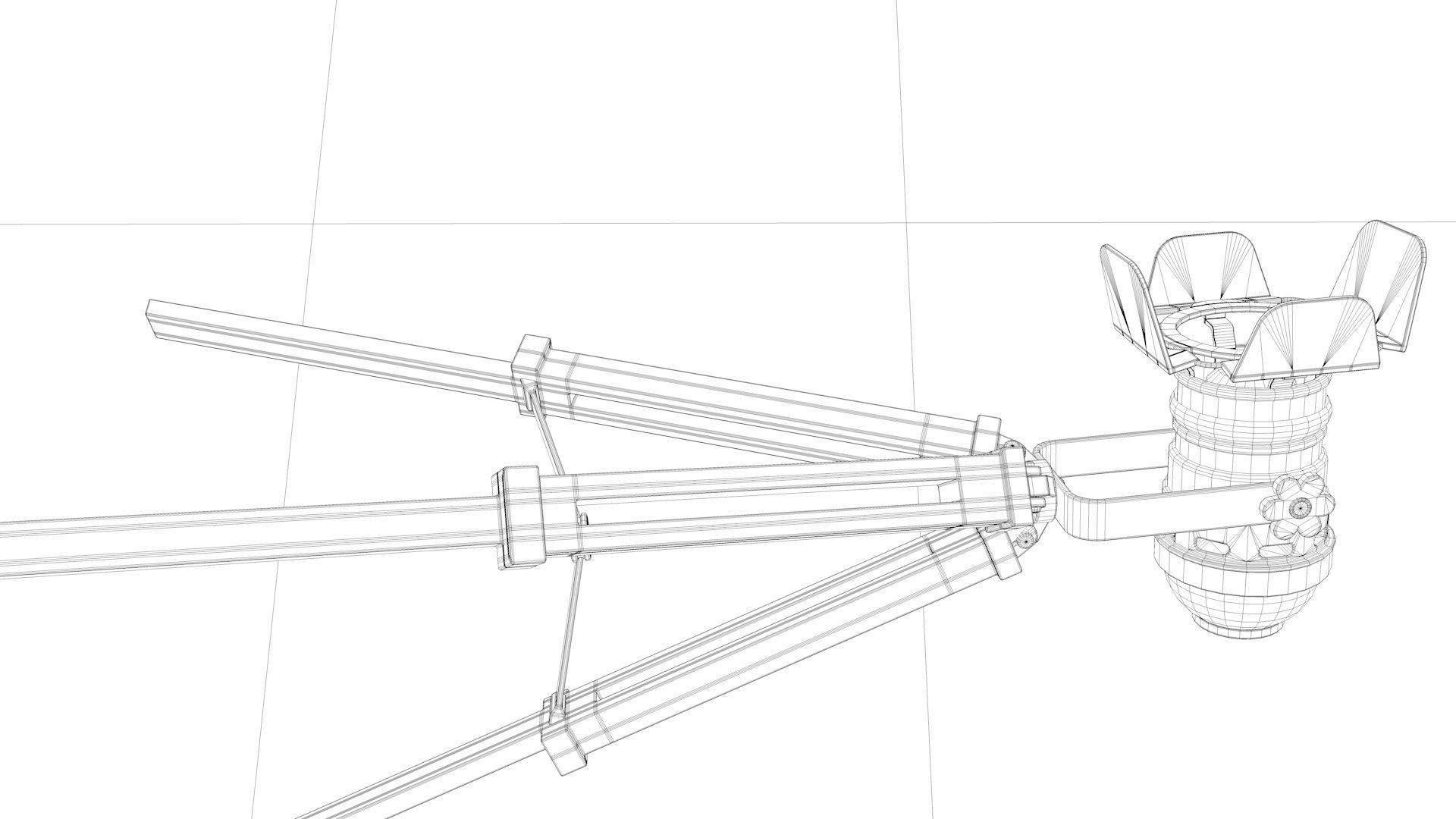 Tripod Floor Lamp 3D model_6