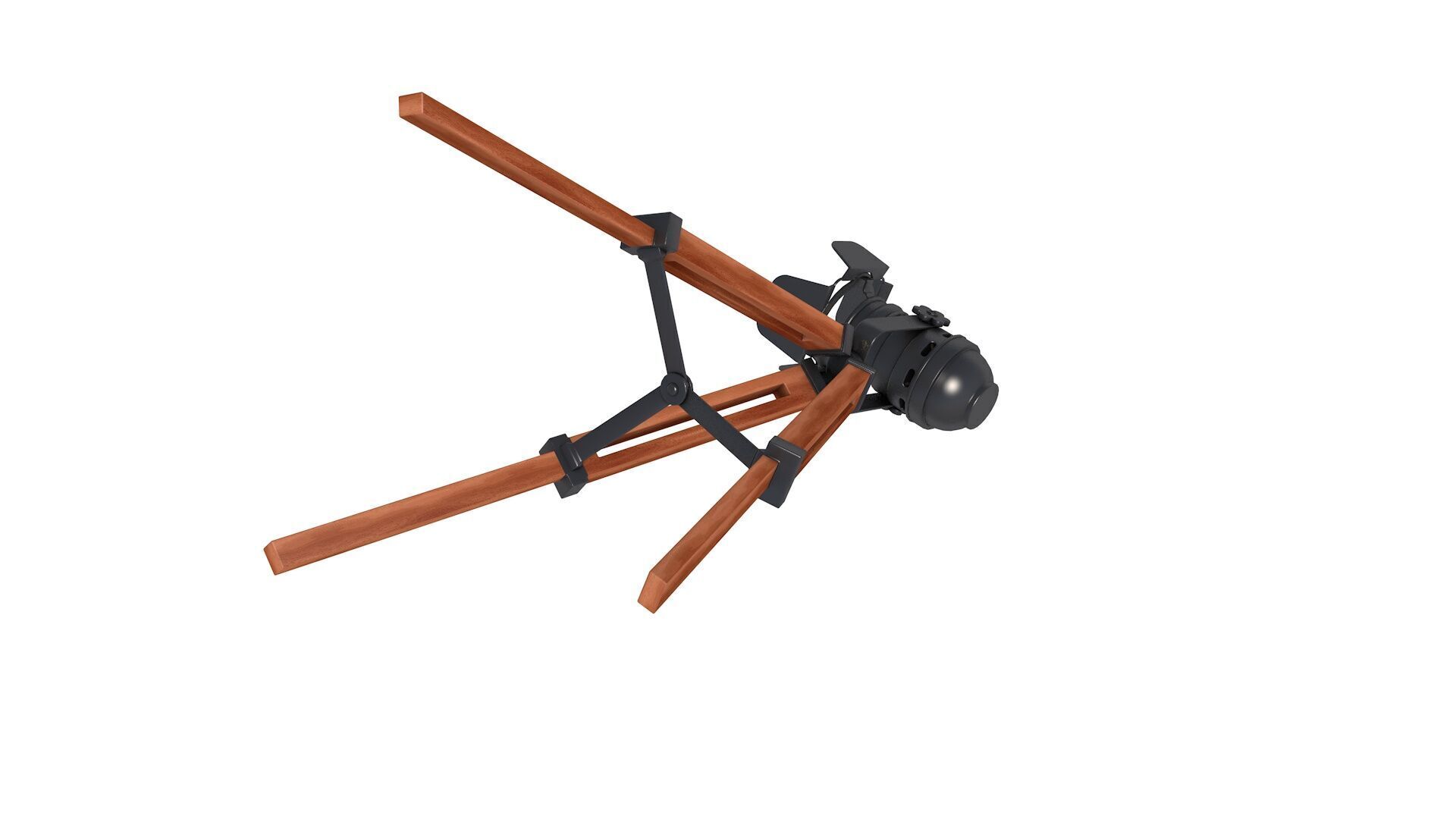 Tripod Floor Lamp 3D model_3