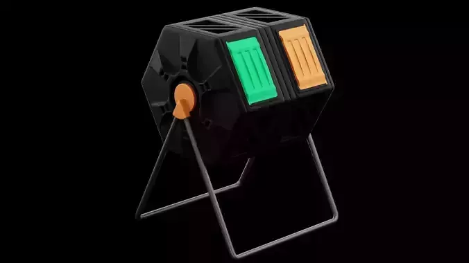 Compost Bin Rotating