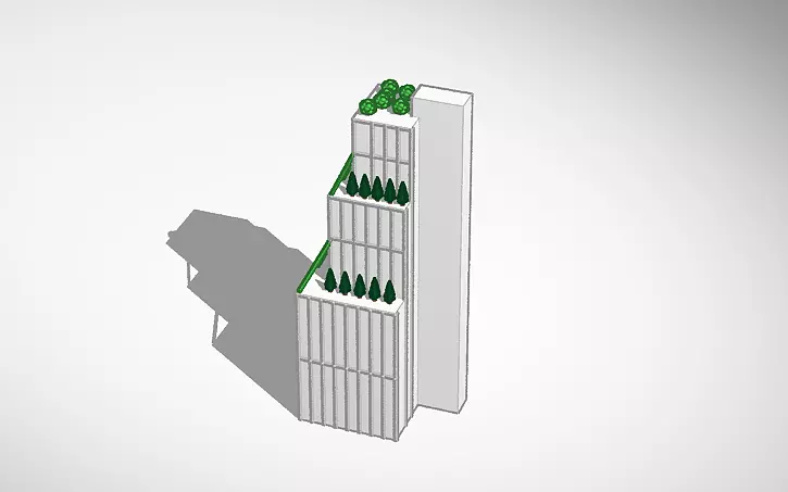 modern office building Free 3D print model