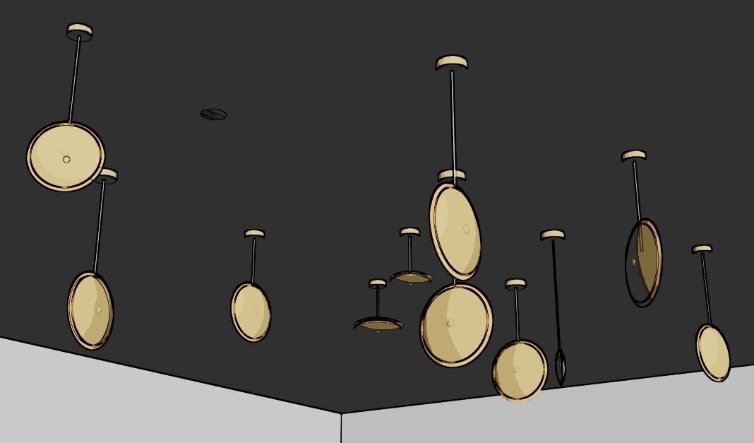 Pendant Ceiling Lamps 3D model_38