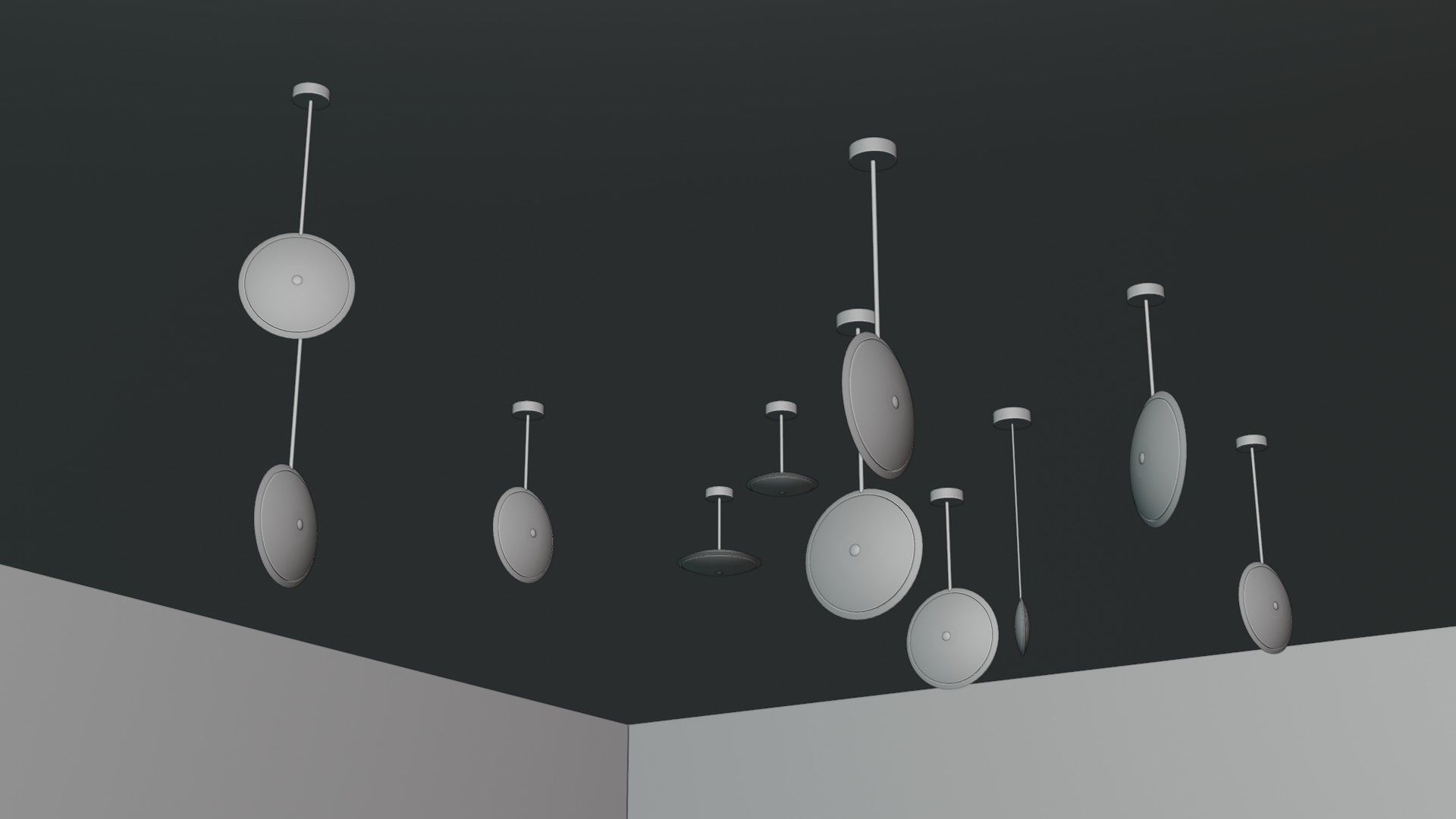 Pendant Ceiling Lamps 3D model_20