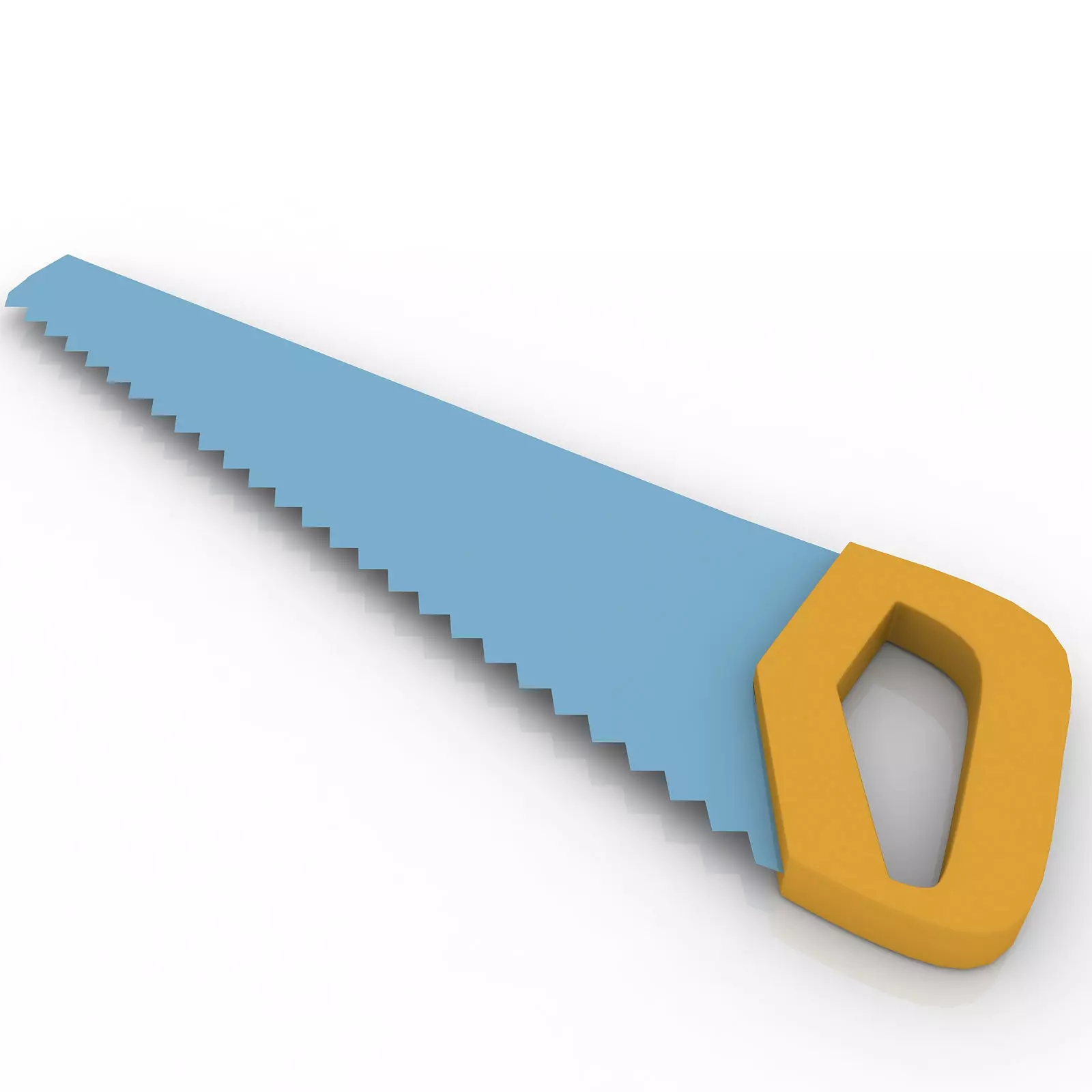 Hand saw 3D model_0
