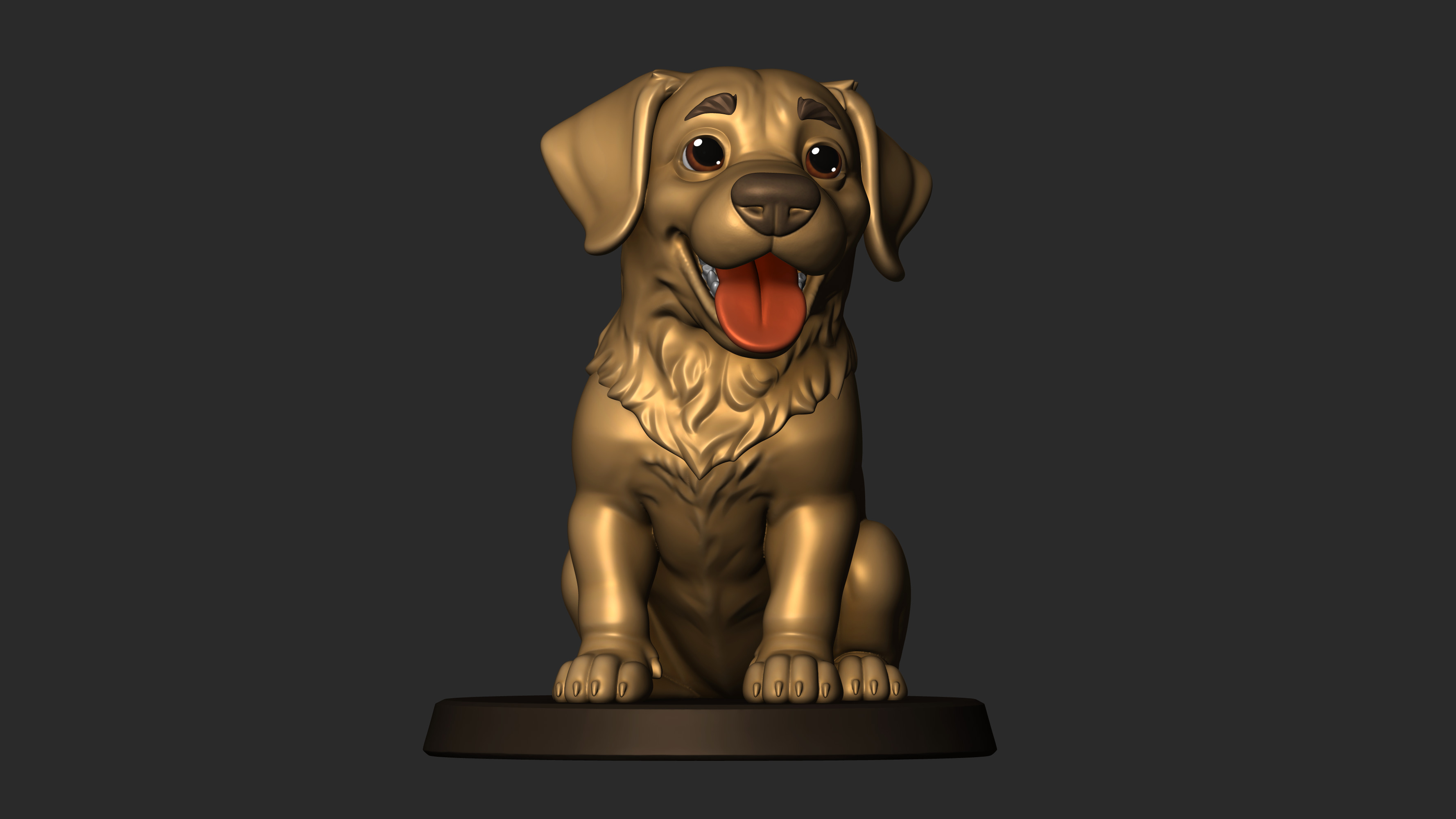Labrador Print Model 3D print model_1