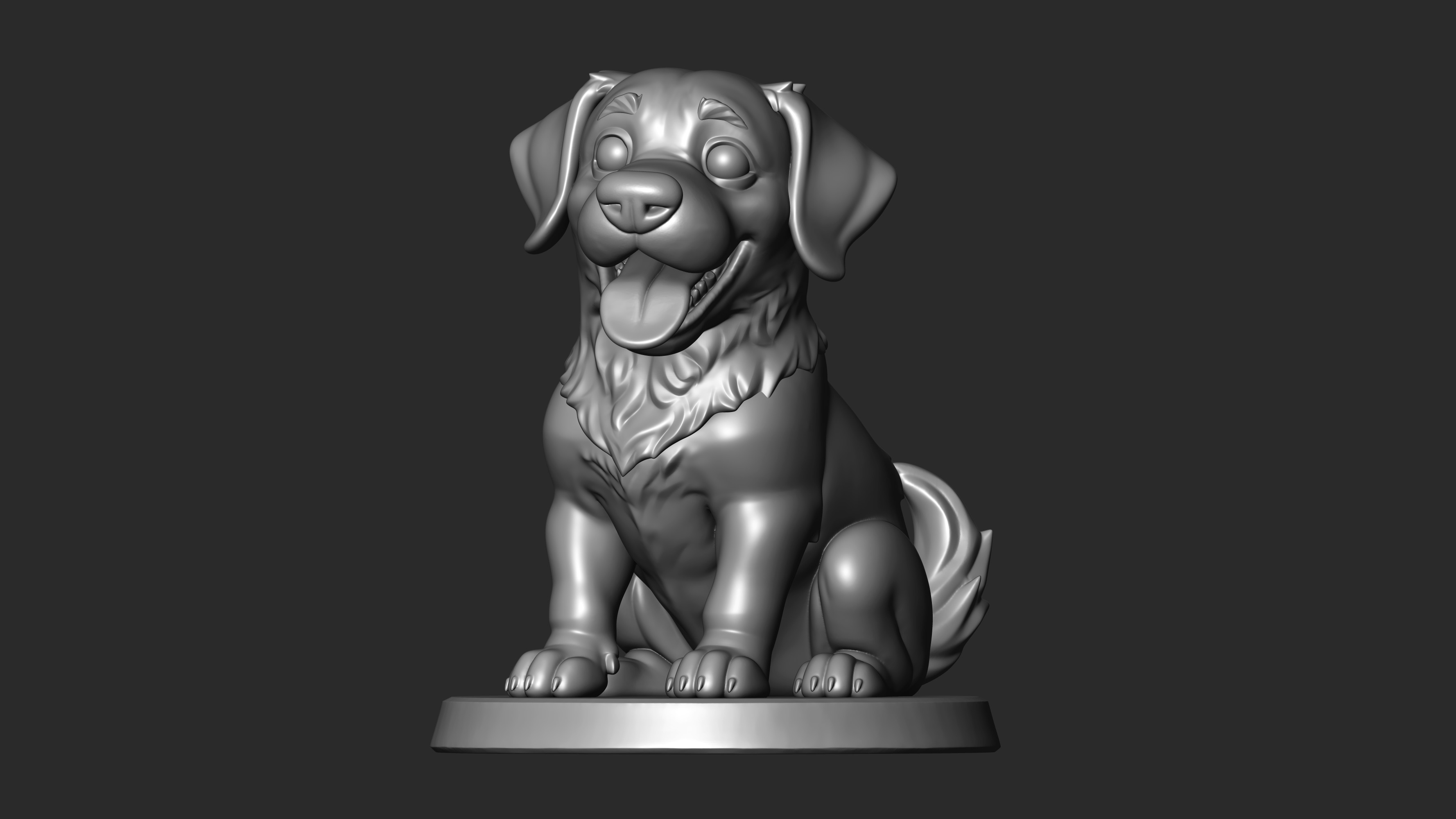 Labrador Print Model 3D print model_6