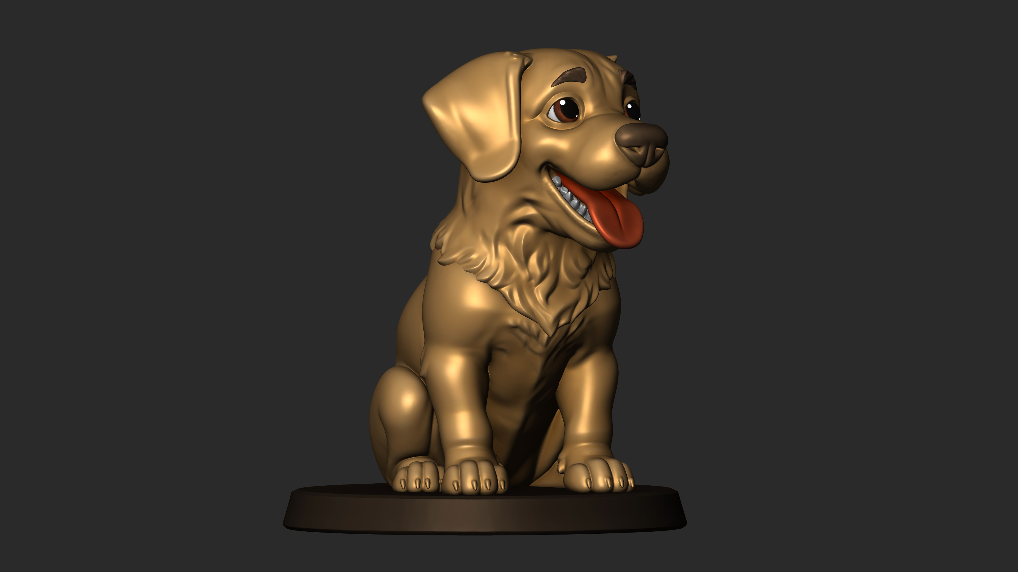 Labrador Print Model 3D print model_2