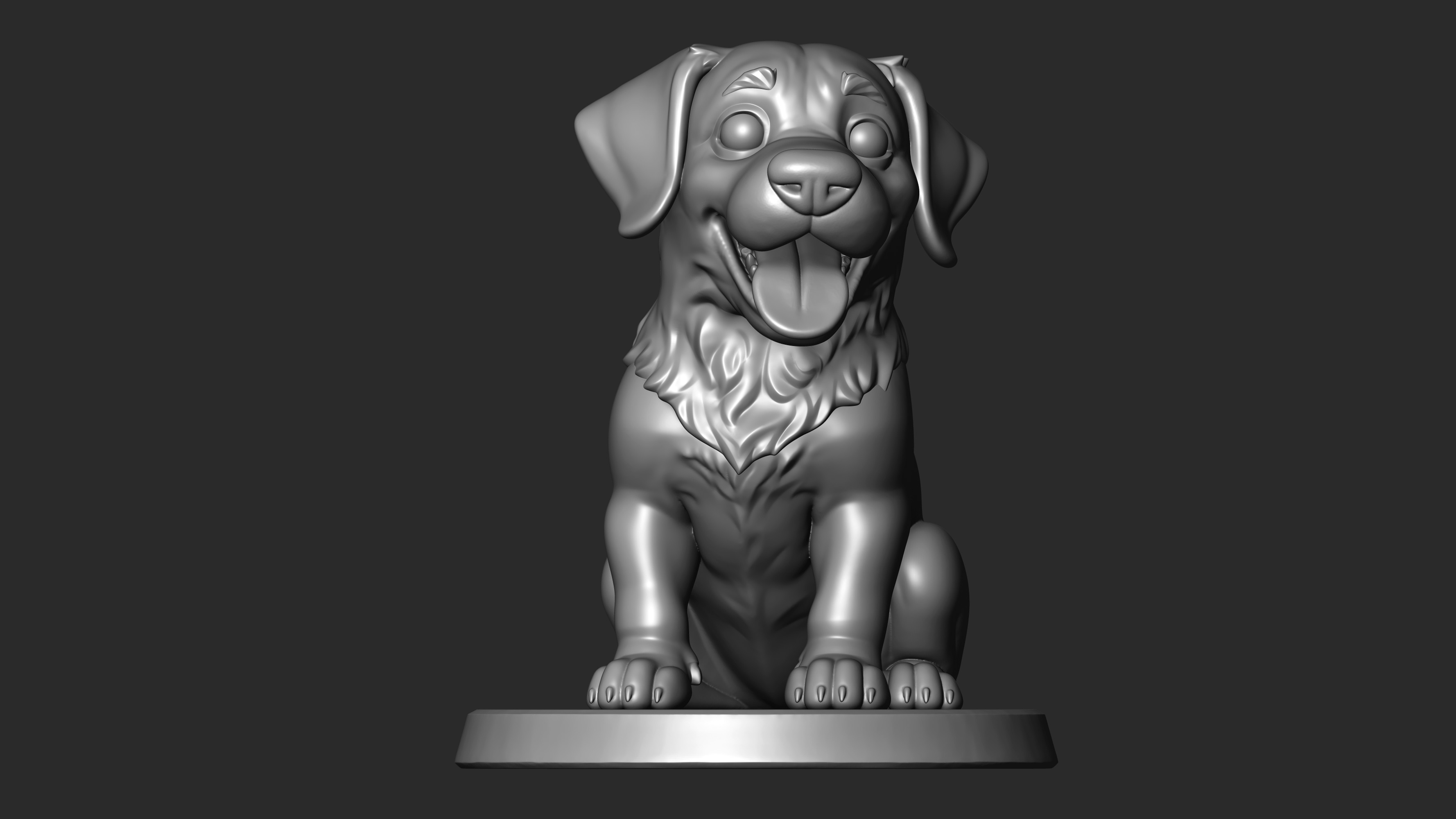 Labrador Print Model 3D print model_7