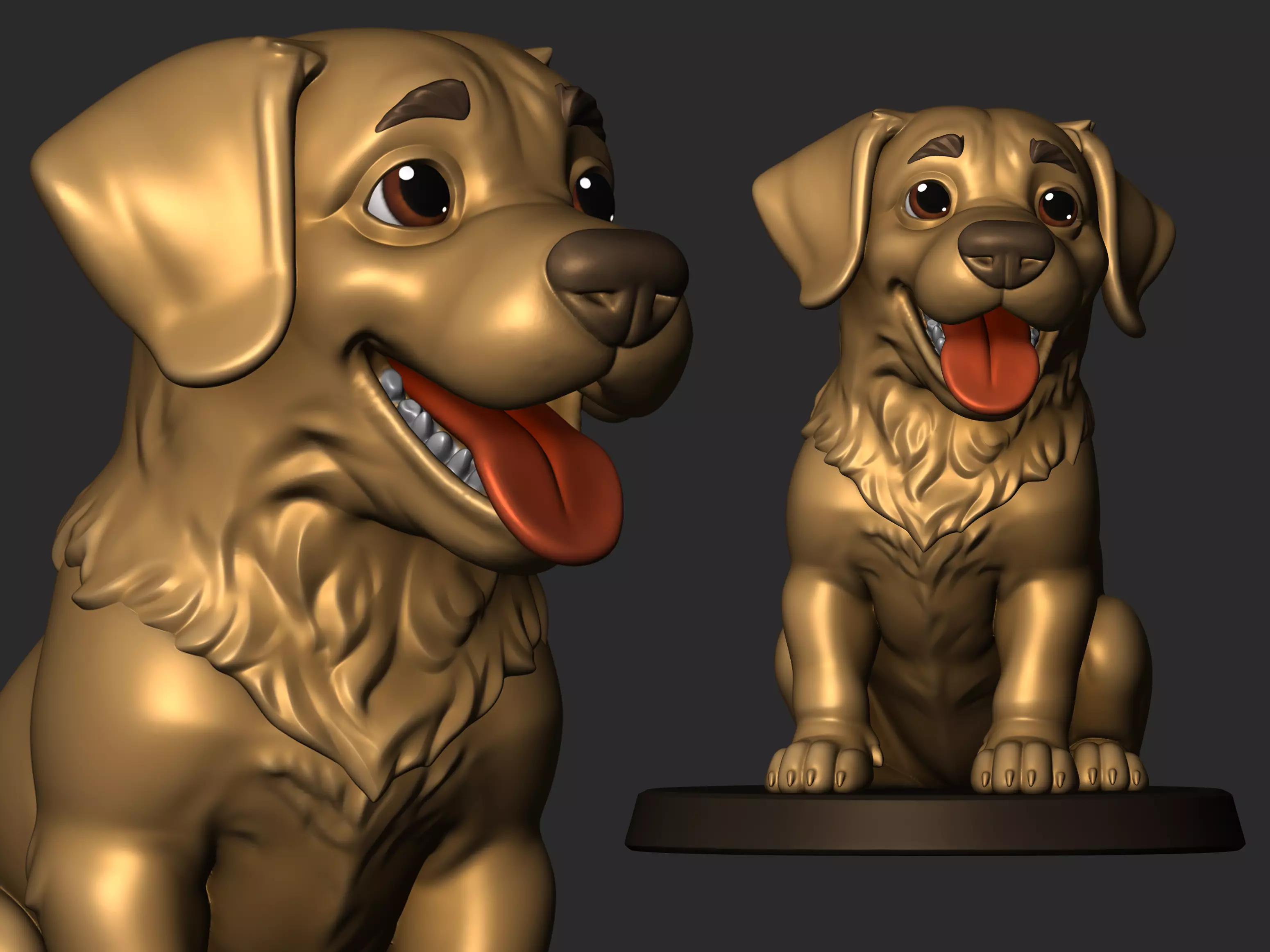 Labrador Print Model 3D print model_0