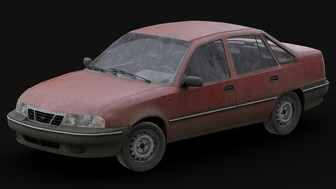 Daewoo - Nexia Low-poly 3D model 5