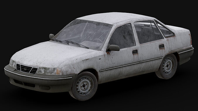 Daewoo - Nexia Low-poly 3D model 6