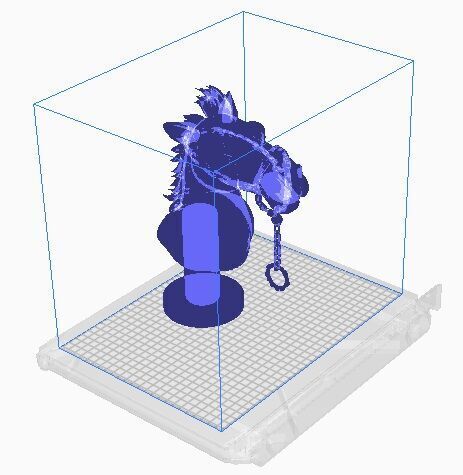 Camel head 3D print model_10