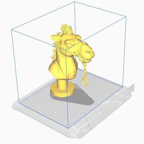 Camel head 3D print model_11