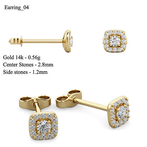 Earring  04 3D print model