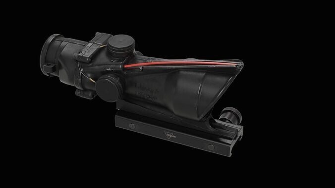 Trijicon ACOG4X32 Low-poly 3D model