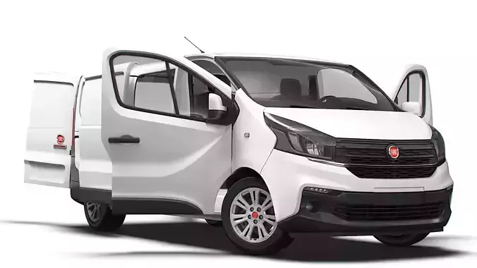 Fiat Talento Van L2H1 HQInterior 2021 3D model