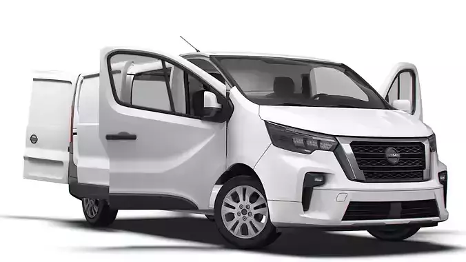 Nissan Primastar Van L2H1 HQInterior 2026 3D model