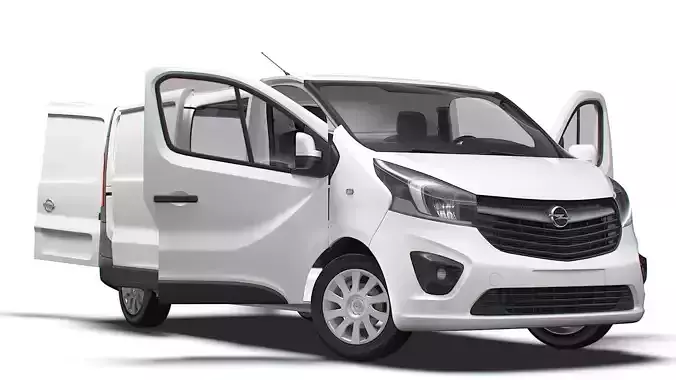 Opel Vivaro Van L2H1 HQInterior 2019 3D model