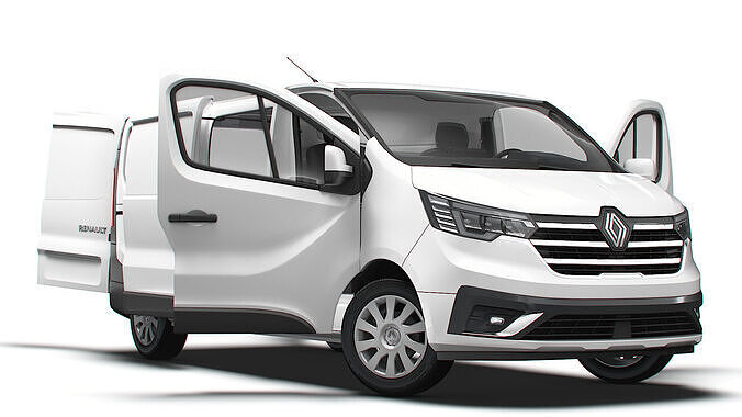 Renault Trafic Van L2H1 HQInterior 2024 3D model