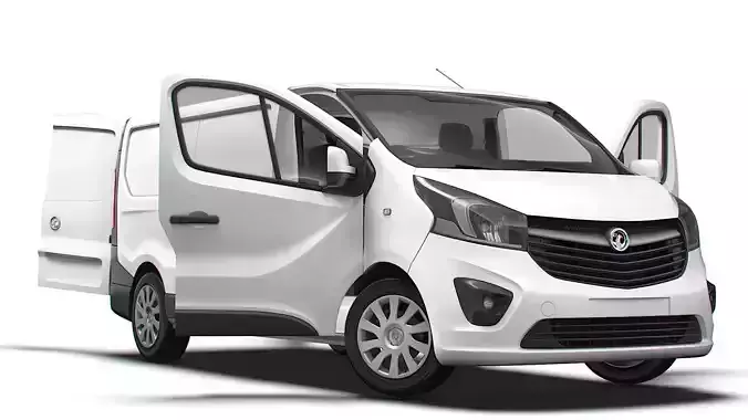 Vauxhall Vivaro Van L2H1 HQInterior 2019 3D model